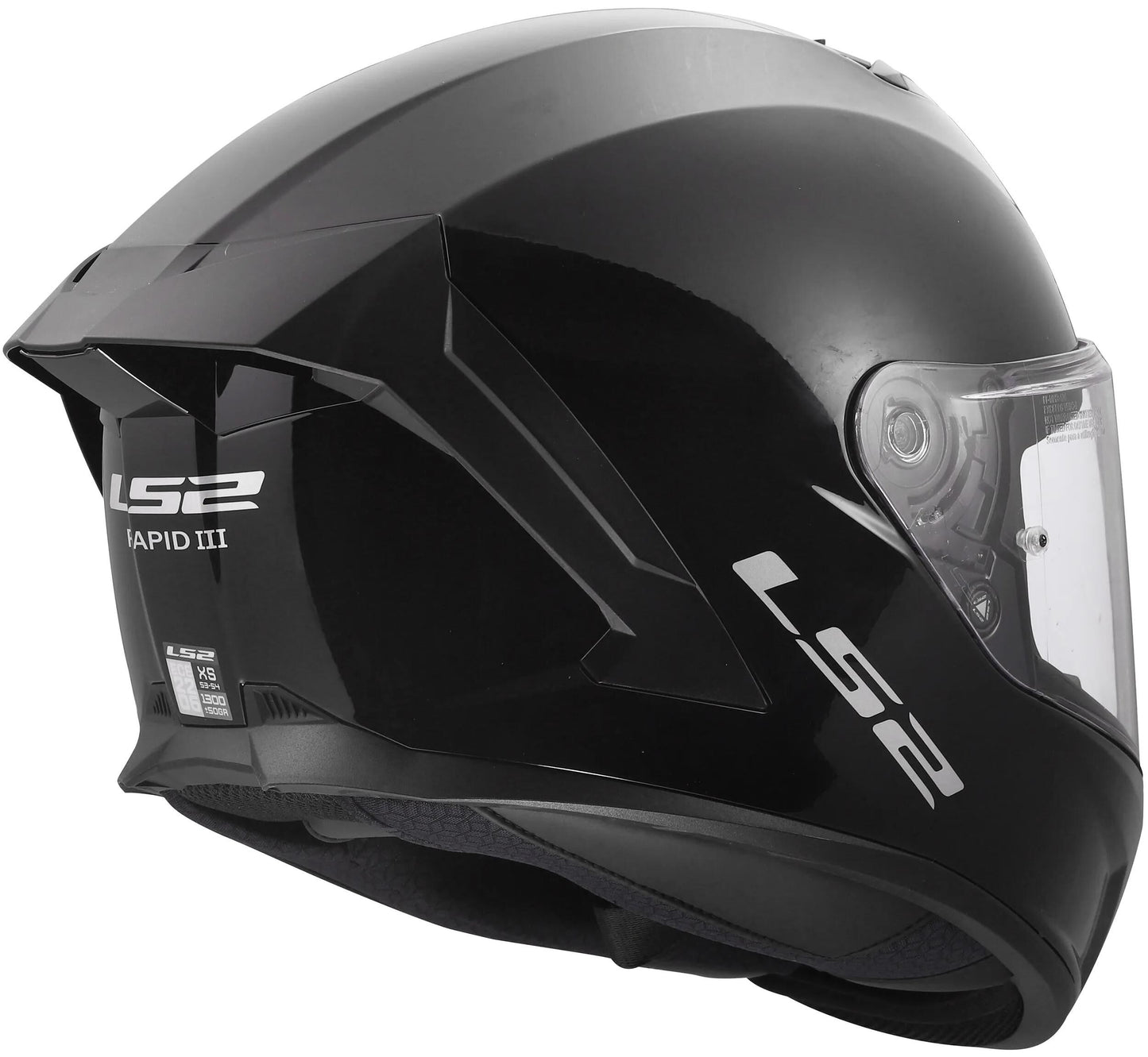 Casco integrale Ls2 ff820 rapid iii solid caschi ff820 rapid i solid nero gr. l