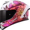 Casco integrale Ls2 ff820 rapid iii poppies caschi ff820 rapid i poppies ii bianco rosa xxs