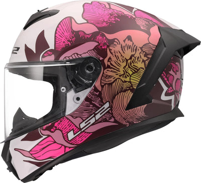 Ls2 integraalhelm ff820 rapid iii poppies helmets ff820 rapid i poppies ii white pink m