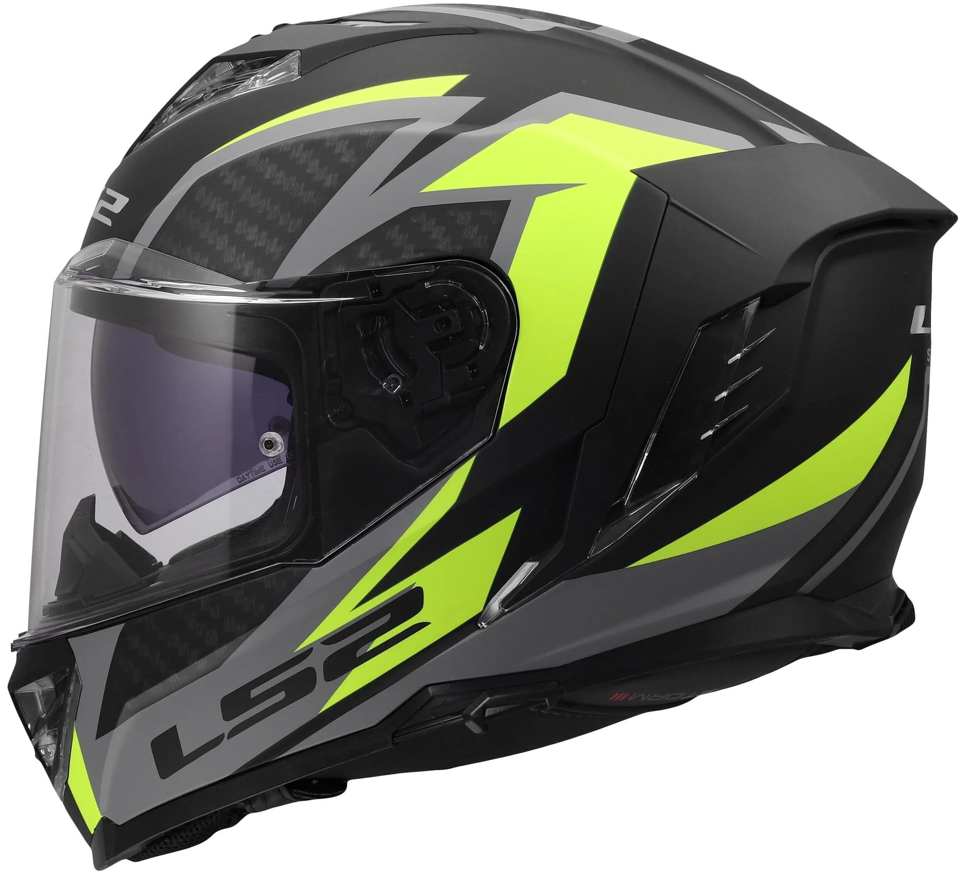 Casco integrale Ls2 ff818 storm iii dynamo casco ff818 storm ii dynamo nero opaco giallo