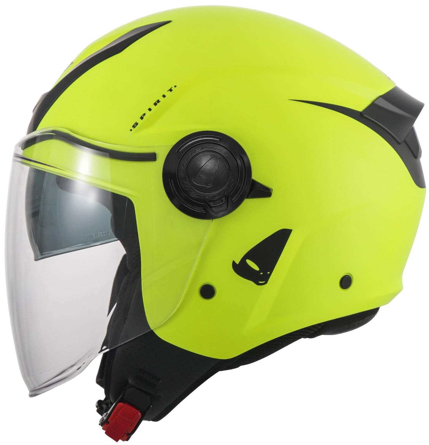Casco Ufo Plast Jet Urban Spirit Casco Urban Spirit S Amarillo Neón Mate.