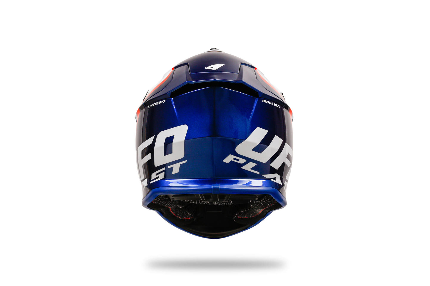 Casco motocross Ufo Plast Intrepid Casco Interpid XL Blu Bianco