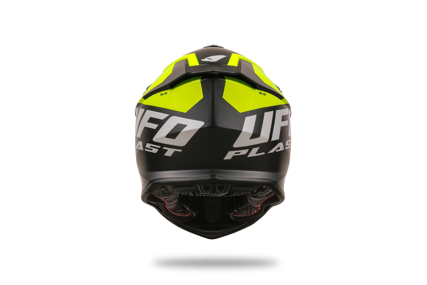 Ufo plast crosshelm intrepid helmet interpid xl black yellow