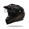 Ufo plast endurohelm aries helmet aries l black red