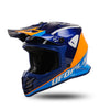 Ufo plast casco cruzado infantil korey, casco desmontable ufo plst korey m azul naranja