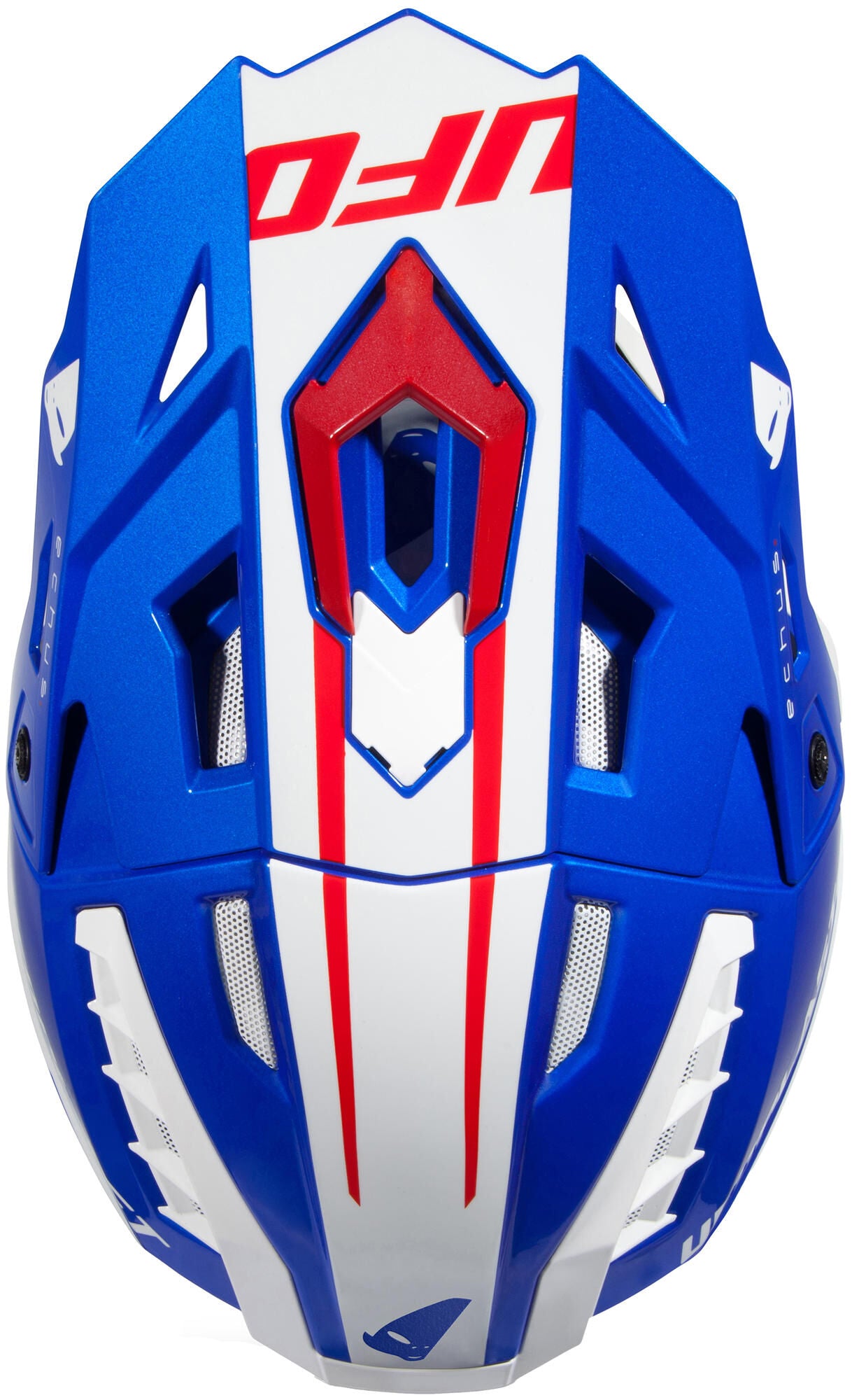 Casco motocross Ufo plast casco echus echus l azul blanco rojo