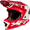 Casco motocross Ufo Plast Echus Casco Echus M Rosso Bianco