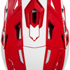 Casco motocross Ufo Plast Echus Casco Echus M Rosso Bianco