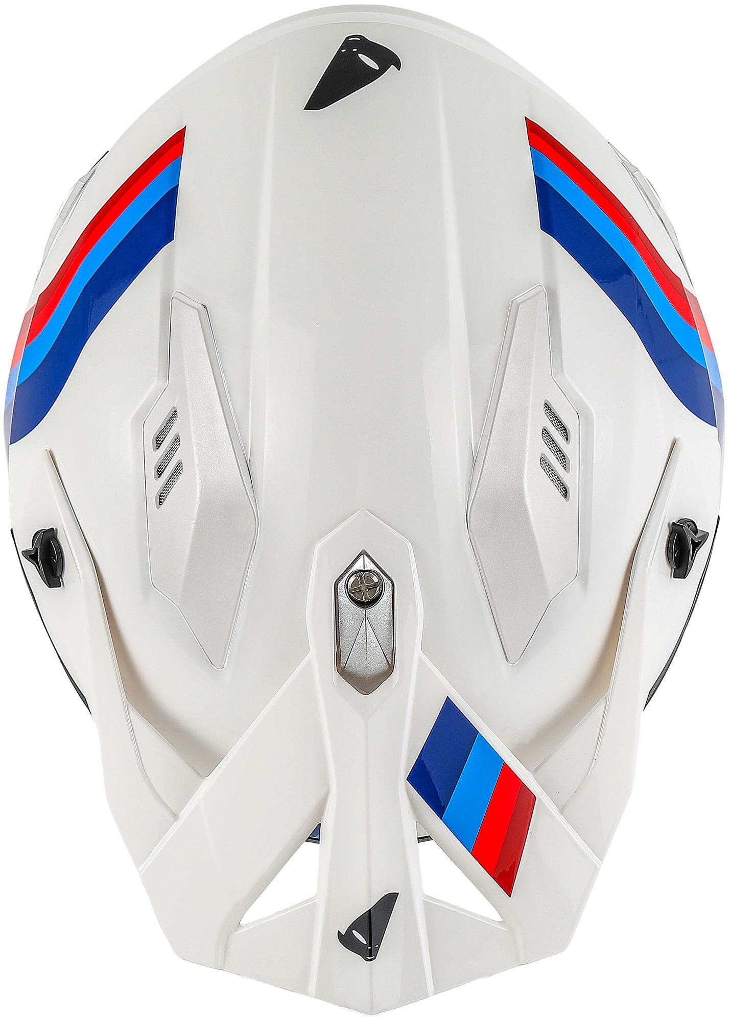 Casco Ufo Plast Sheratan Jet casco Sheratan XL blanco rojo azul