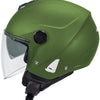 Casco jet Ufo plast casco nixie casco ufo nixie jet verde opaco gr. l