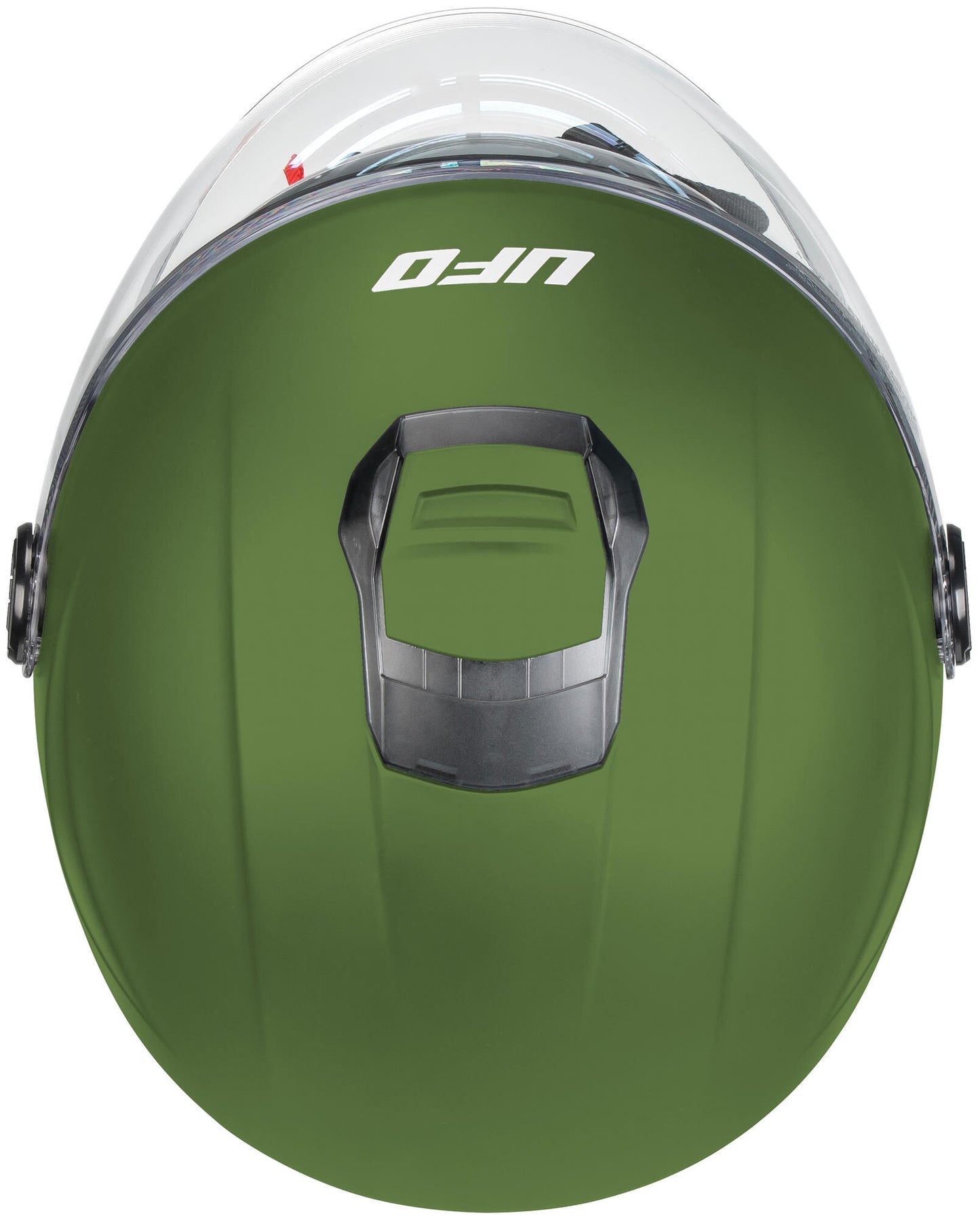 Casco jet Ufo plast casco nixie casco ufo nixie jet verde opaco gr. l