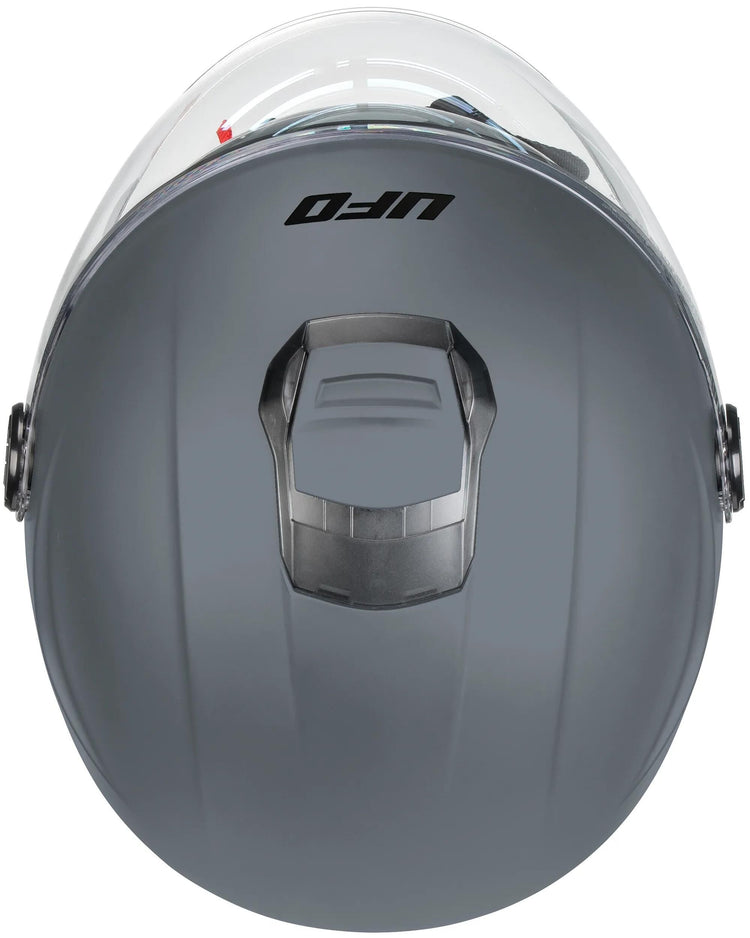 Casco jet Ufo plast casco nixie casco ufo nixie jet grigio gr. s