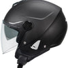 Casco jet Ufo plast casco nixie casco ufo nixie jet nero opaco gr. l