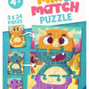 Ravensburger mix match rompecabezas dinos 24s