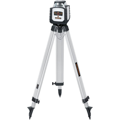 Laserliner cubus 210 s | set | rotatielaser | licht-statief 150 cm | telescopische nivelleerlat 4 m | laserontvanger - 052.205a