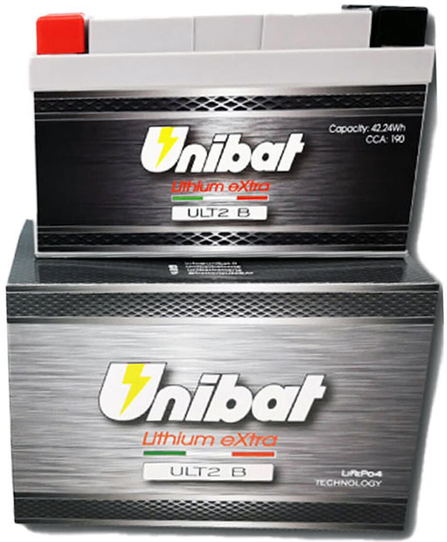 Unibat lifepo4 batterij ult2b battery ult2b 4pin lithium extra