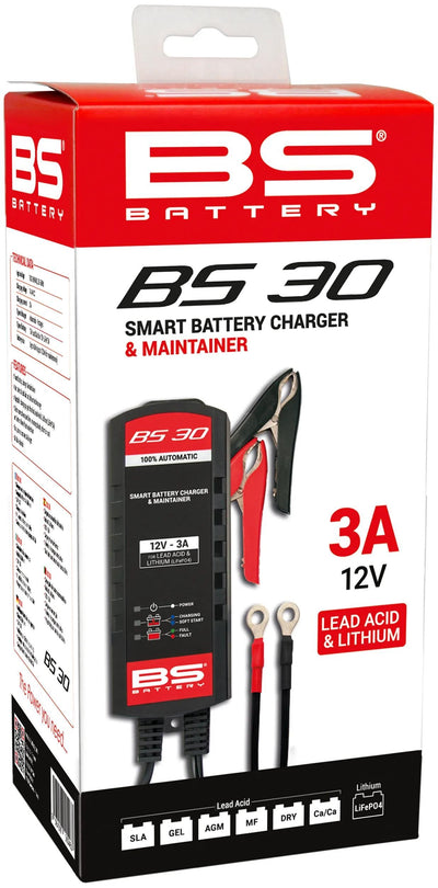 BS Battery Carger BS30, BS-Charge +Lithium 3.0a