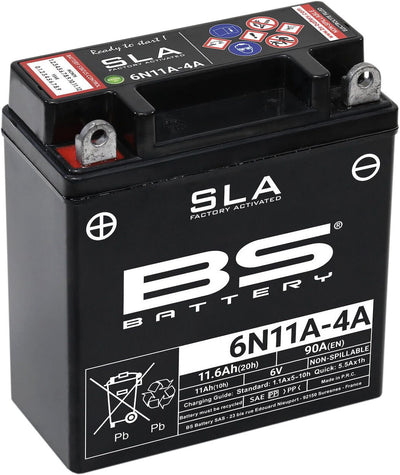 Bs-battery batterie 6n11a-4a battery 6n11a-4a bs sla