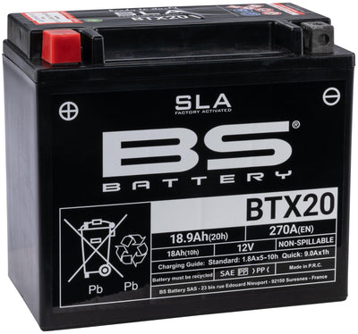 Bs-battery batterie bgz20h btx20h battery btx20h bs sla