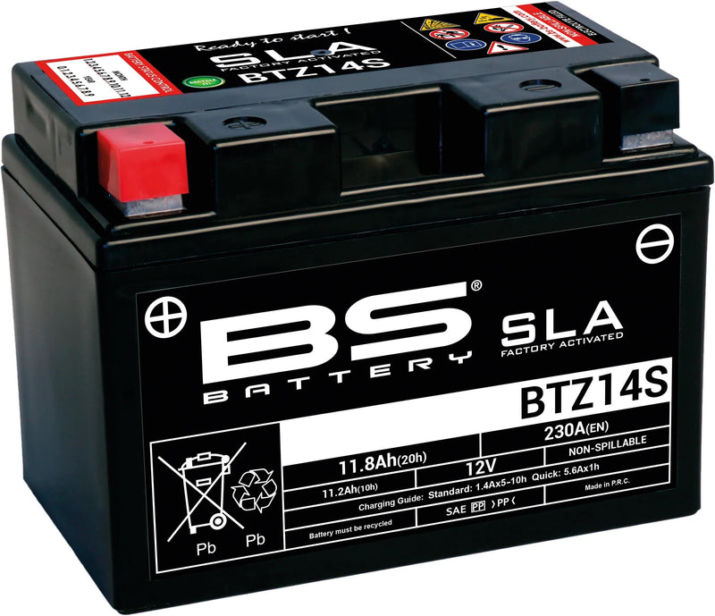 Batteria bs batteria btz14s bs sla