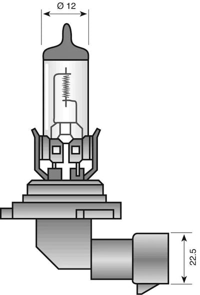 Bulb per fari spahn 12V 51W HB4 P22D
