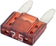 Spahn mini fusible banana plug flat lock 7.5a forma f mini