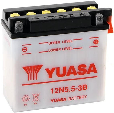 Yuasa Battery 12N5.5-3B Standard Without SP