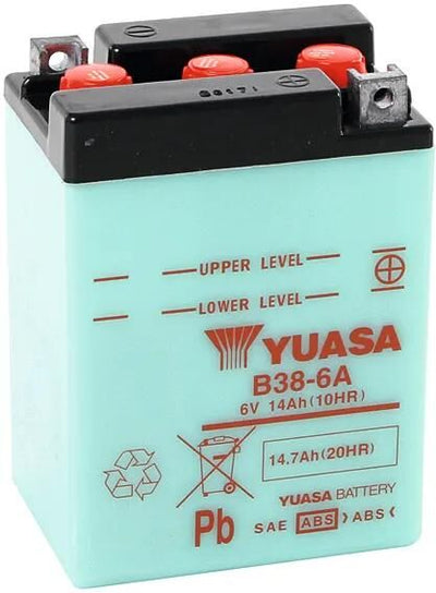 Batteria Yuasa B38-6A standard senza SP