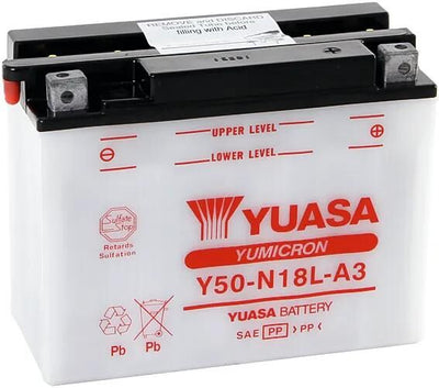Yuasa batteria Y50-N18L-A3 Standard senza SP