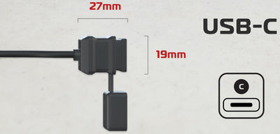 Oxford ladekabel usb-charging device oxfor type c 3.0 amp