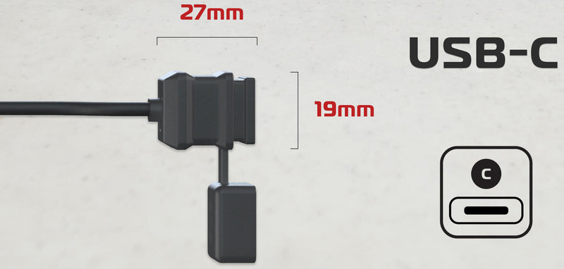 Oxford ladekabel usb-charging device oxfor type c 3.0 amp