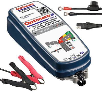 Caricatore della batteria Tecmate Optato 6 AMPMATIC 6A da Optato 6 Caricatore Ampmatic 6A