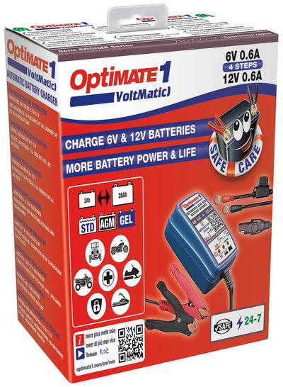 TecMate Battery Carger Optate1 Voltmatic de Optate 1 Cargador Voltmático
