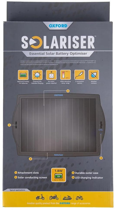 Cargador de batería de oxford solarararer