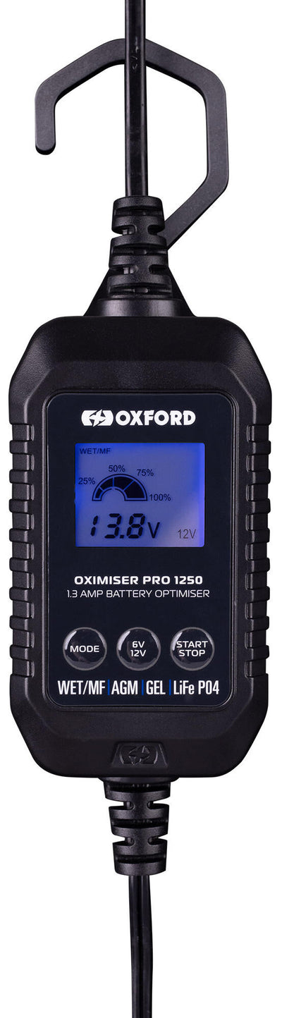 Oxford batterieladegerät oximiser pro 1250 battery charger oximiser pro 1250