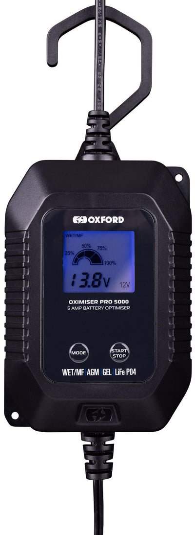 Oxford batterieladegerät oximiser pro 5000 battery charger oximiser pro 5000