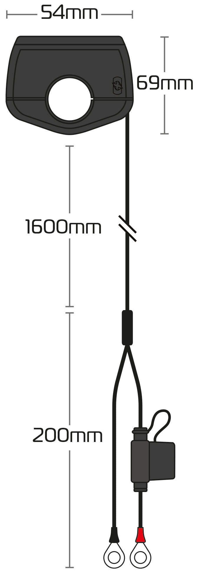 Cargador USB Oxford conector USB delgado USB-A, USB-C 3.0 amperios