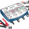 Caricatore della batteria Tecmate Optato 2 duo optare 2 caricatore duo 4er banca
