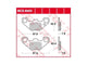 Trw Brake Pad MCB 868 SI Sinterited Metal
