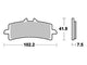 Trw Brake Pad MCB 792 SCR Sinter Carbon Racing