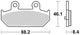 Trw Brake Pad MCB 751 SRM Sinterato Metal