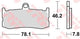Trw Frake Pad MCB 816 SV Sinterato Metal