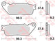 Trw Brake Pad MCB 817 Sinterited Metal