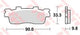 TRW Brake Pad MCB 830 Organic Standard