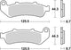 Trw Brake Pad MCB 658 SV Sinterato Metal