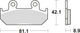 Trw Brake Pad MCB 562 SV Sinterato Metal