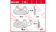 Trw Brake Pad MCB 604 Sinterited Metal