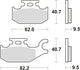 Trw remblokken mcb 724 brake pads sinter mcb 724 si