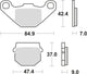 Trw Brake Pad MCB 519 SI Sinterited Metal