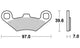 Trw Brake Pad MCB 761 SI Sinterited Metal